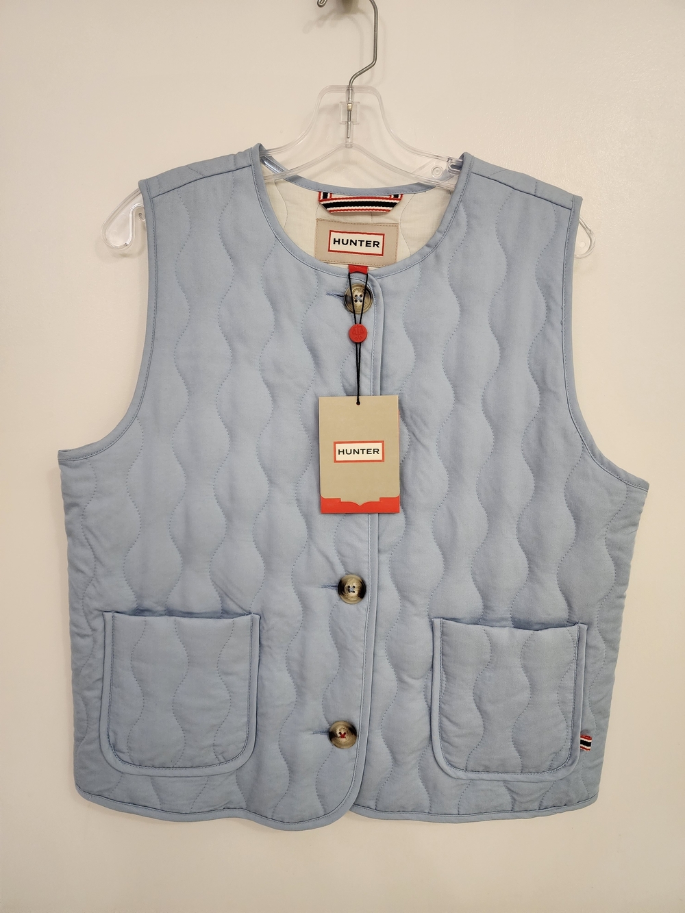 Hunter Quilted Light Blue Vest
